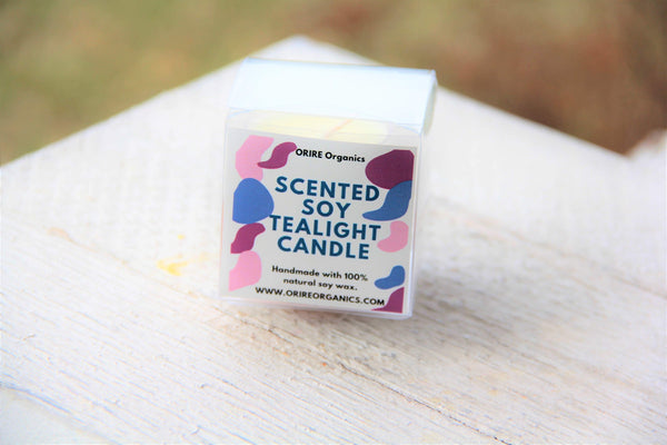 Clean Scented Tea Light Soy Candle